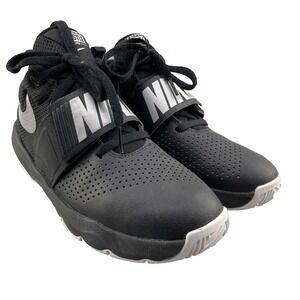 Nike Team Hustle D8 Shoes Youth 7 Black Basketball Sneaker‎ Training Sportswear